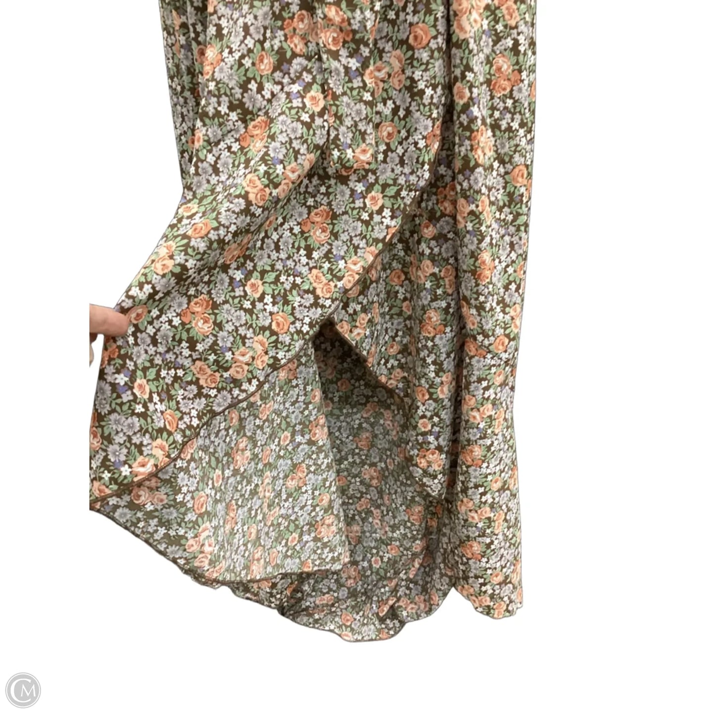 Dress Party Long By Clothes Mentor In Floral Print, Size: 2x