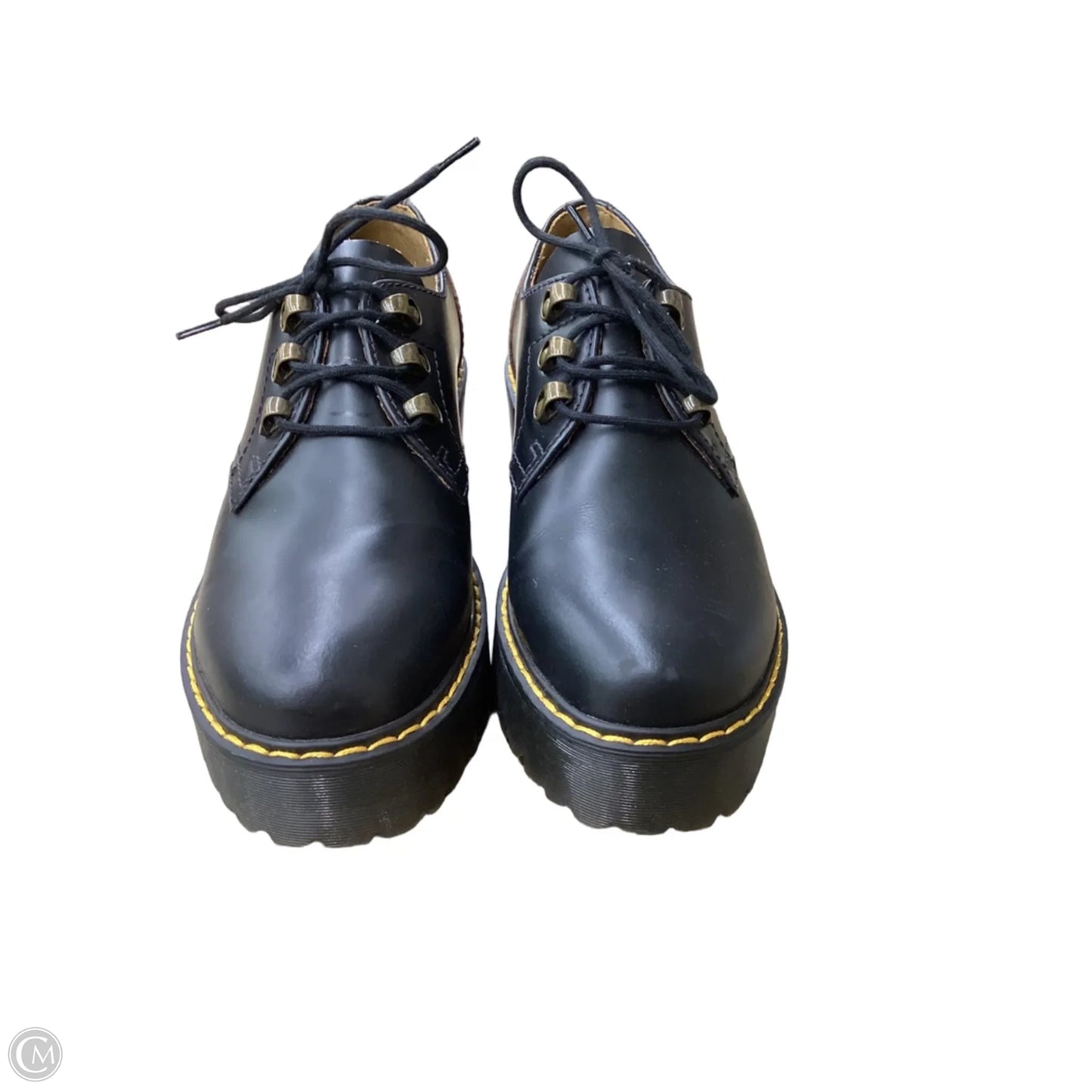 Shoes Heels Block By Dr Martens In Black, Size: 7
