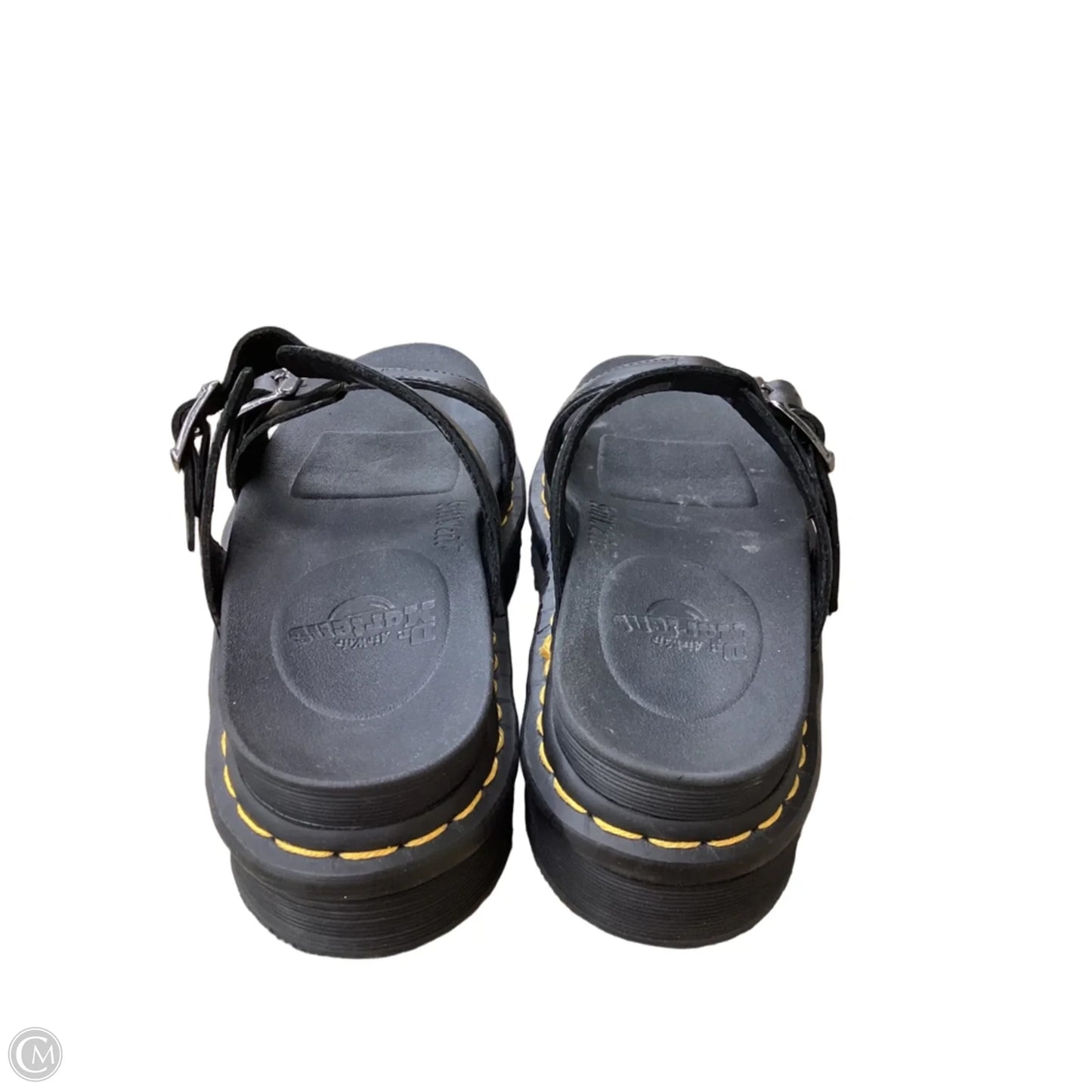 Sandals Flats By Dr Martens In Black, Size: 7