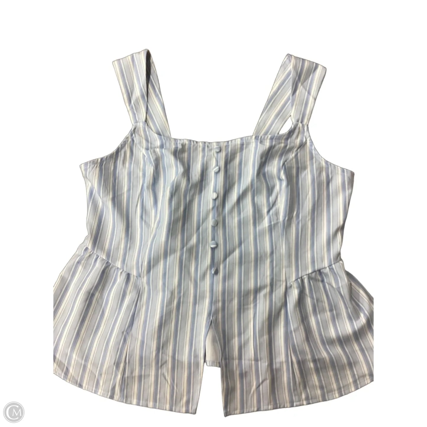 Top Sleeveless By Clothes Mentor In Striped Pattern, Size: Xl
