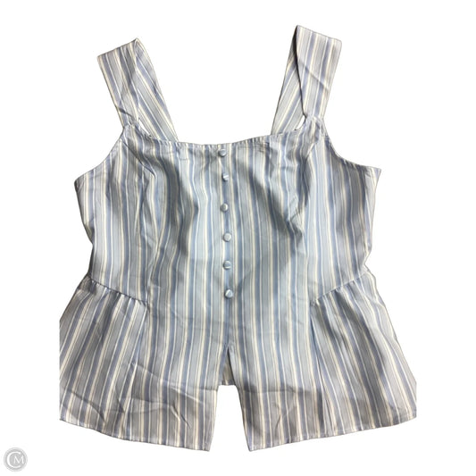 Top Sleeveless By Clothes Mentor In Striped Pattern, Size: Xl