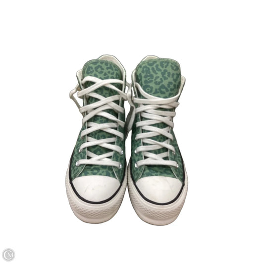 Shoes Sneakers By Converse In Green, Size: 8