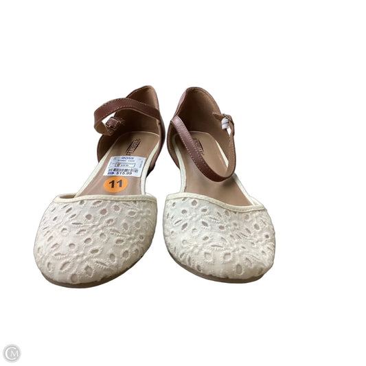 Shoes Flats By Seychelles In Brown & Cream, Size: 11