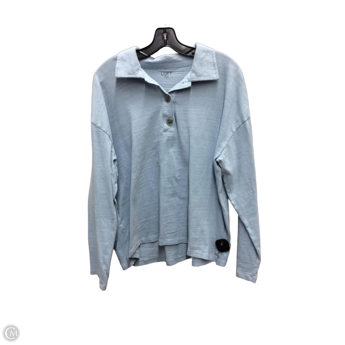 Top Long Sleeve By Loft In Blue, Size: Xl