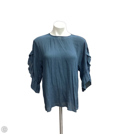 Blouse 3/4 Sleeve By Doe & Rae In Teal, Size: S