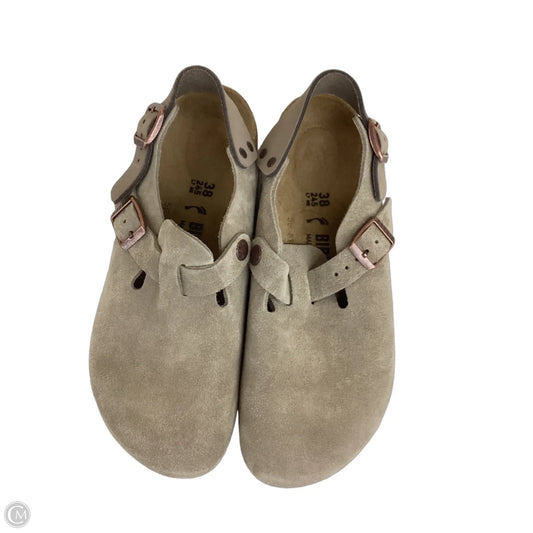 Shoes Flats By Birkenstock In Taupe, Size: 7.5