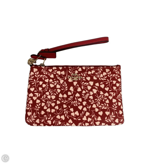 Wristlet Designer By Coach, Size: Small