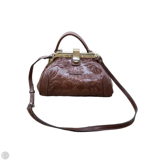 Handbag Leather By Clothes Mentor, Size: Medium