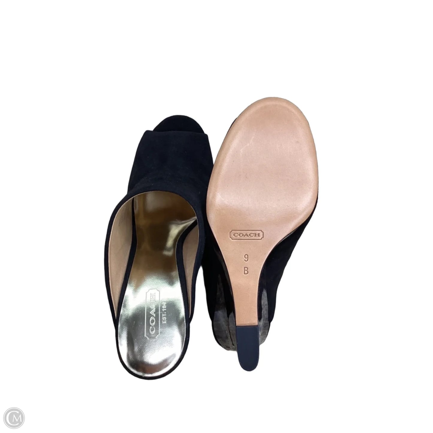 Shoes Designer By Coach In Black & Brown, Size: 9