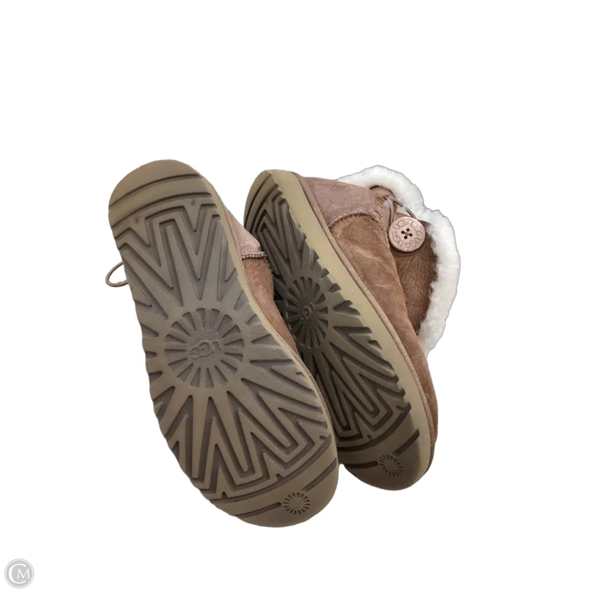 Boots Designer By Ugg In Brown, Size: 7