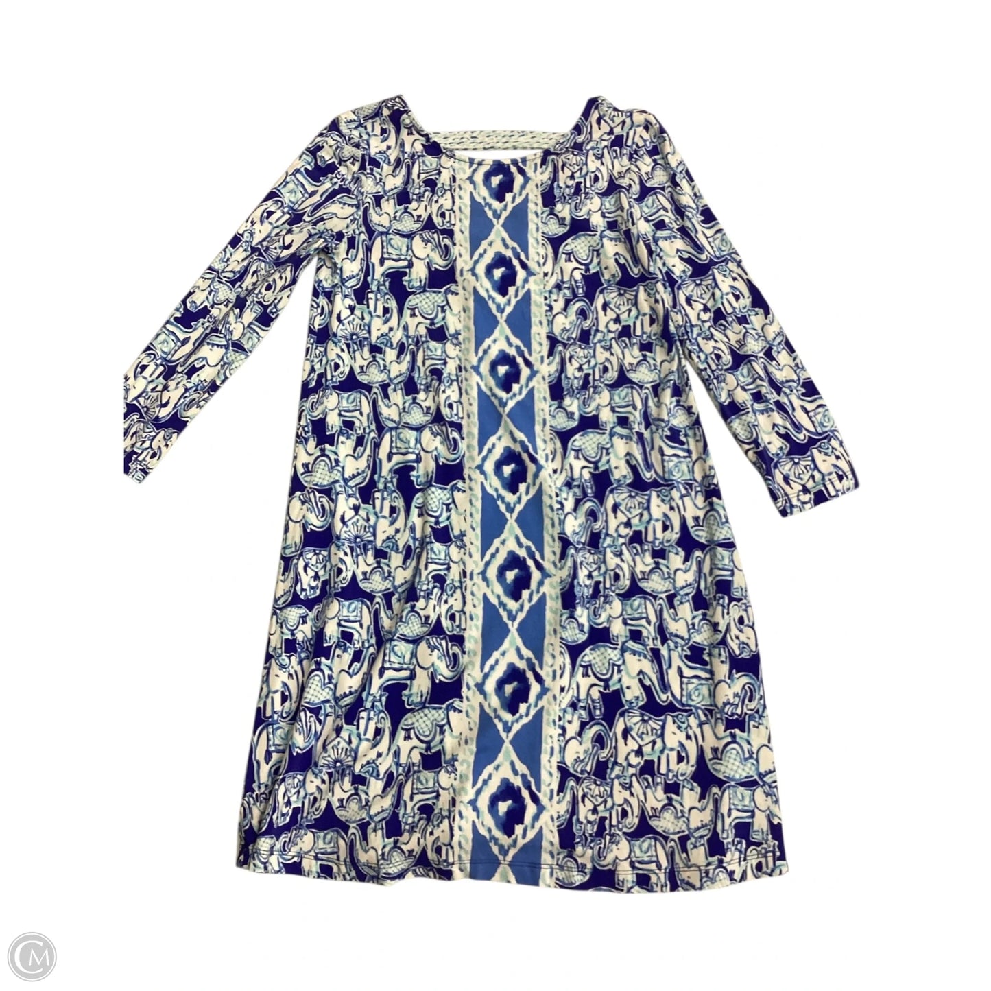 Dress Designer By Lilly Pulitzer In Blue & White, Size: Xs