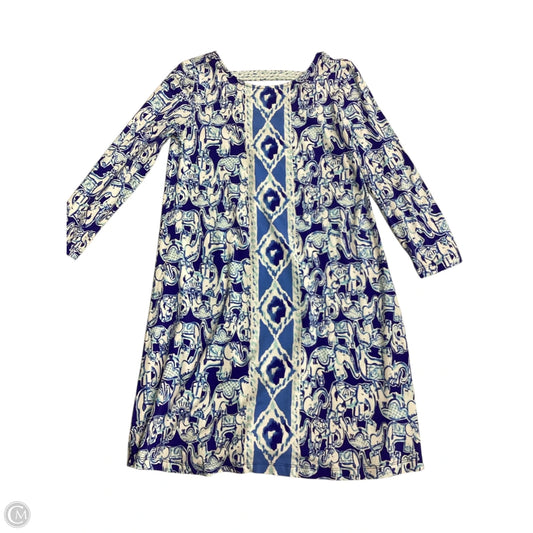 Dress Designer By Lilly Pulitzer In Blue & White, Size: Xs