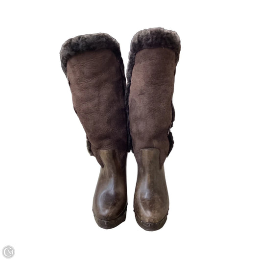 Boots Designer By Frye In Brown, Size: 6.5