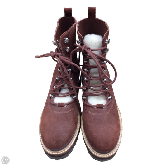 Boots Leather By Marc Fisher In Brown, Size: 7