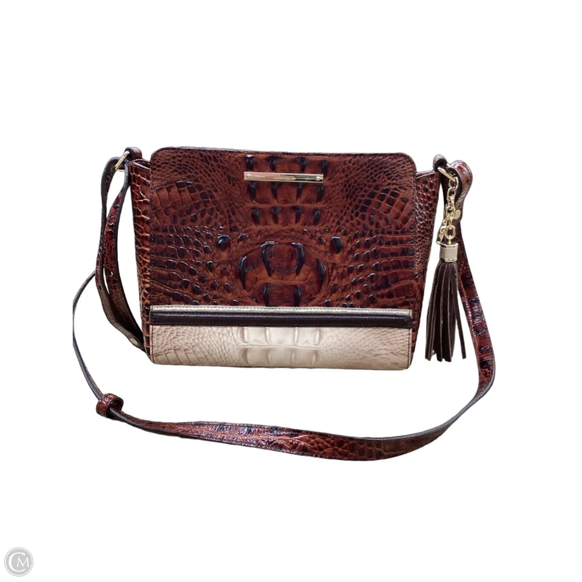 Handbag Designer By Brahmin, Size: Medium