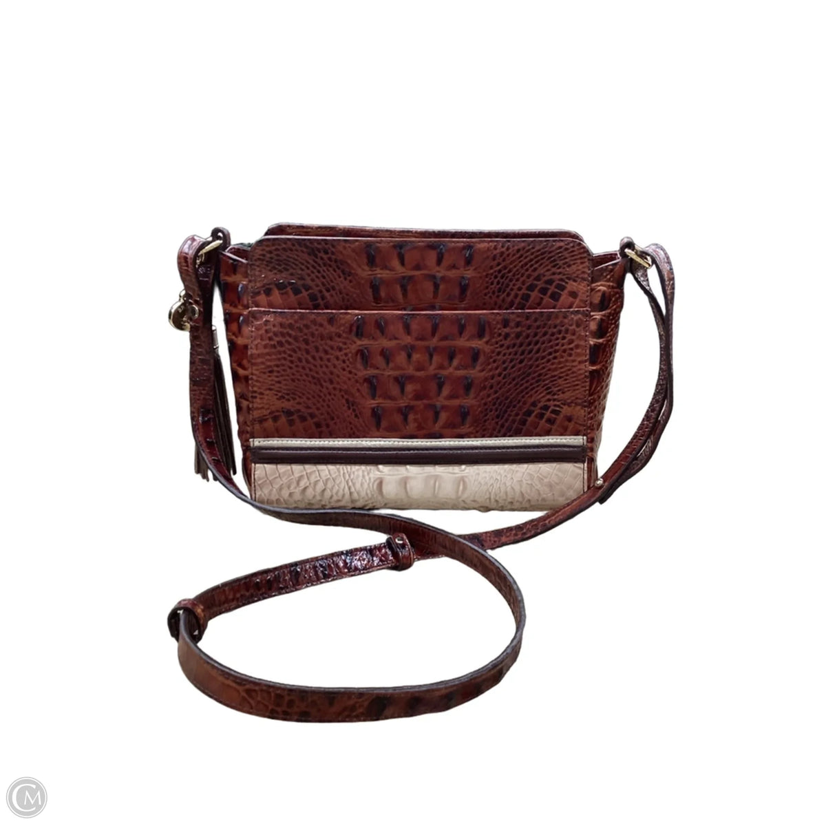 Handbag Designer By Brahmin, Size: Medium