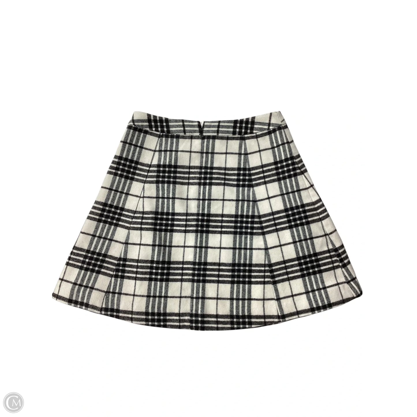 Skirt Mini & Short By Loft In Plaid Pattern, Size: 2