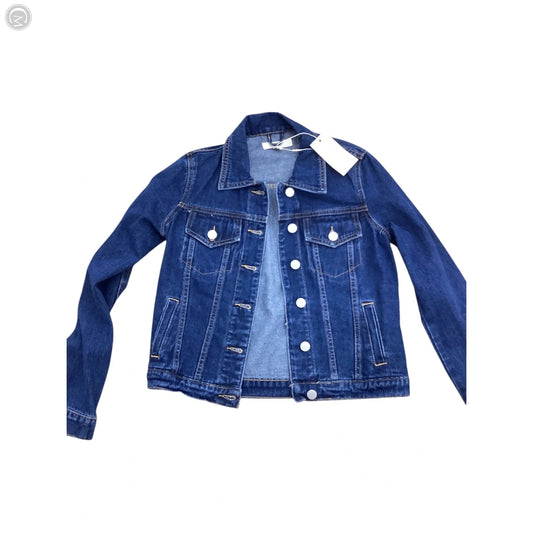 Jacket Denim By Clothes Mentor In Blue Denim, Size: Xs