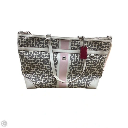 Diaper Bag Designer By Coach, Size: Medium