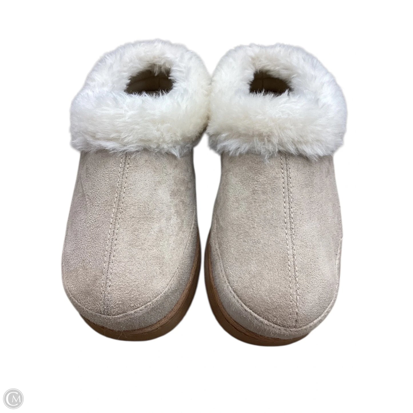 Slippers By Clothes Mentor In Beige, Size: 6