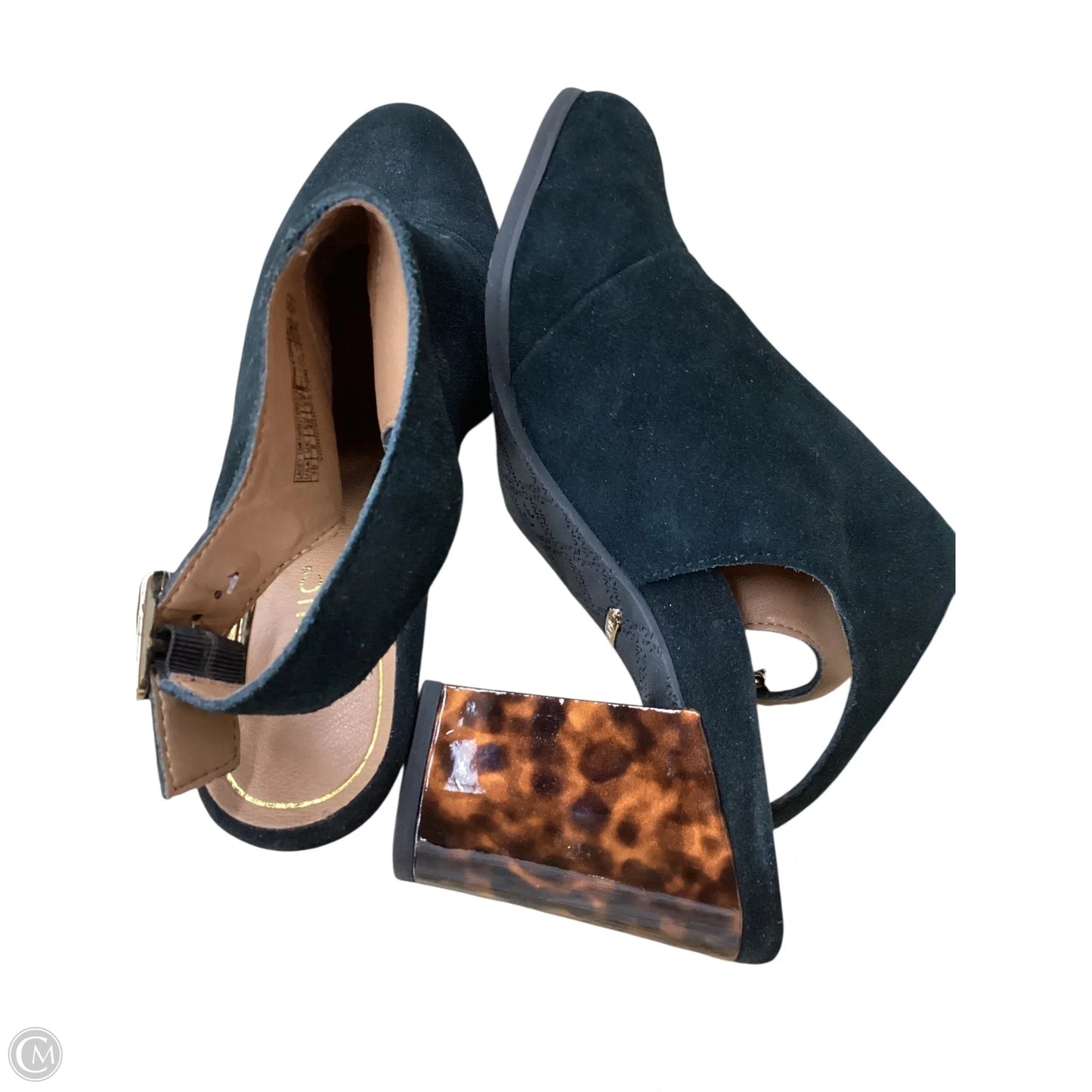 Shoes Heels Block By Vionic In Black & Brown, Size: 10