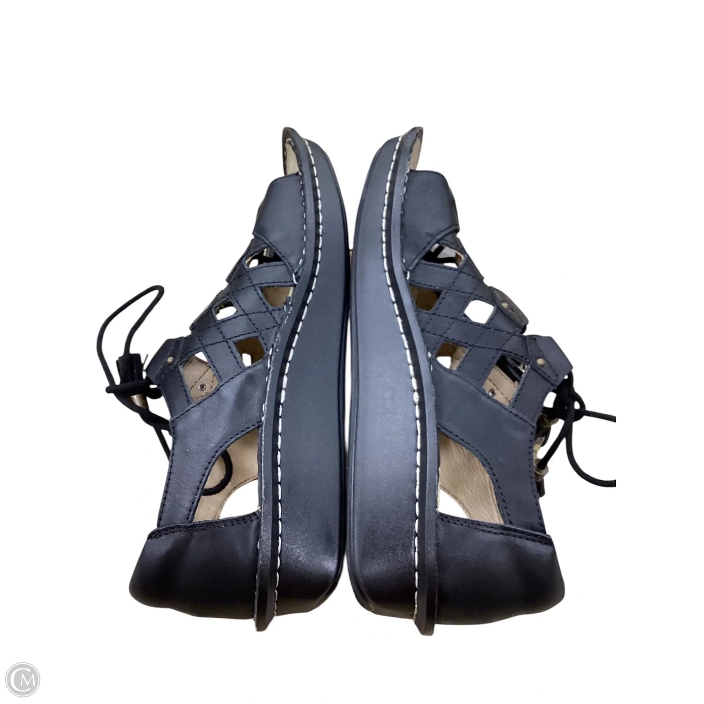 Sandals Flats By Alegria In Black, Size: 6