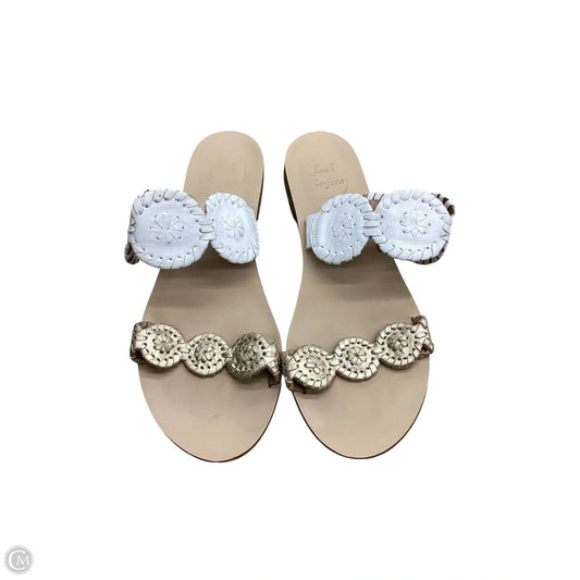 Sandals Flats By Jack Rogers In Beige, Size: 8