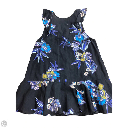 Top Sleeveless By Free People In Black & Blue, Size: S