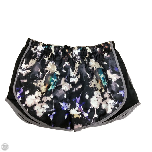 Athletic Shorts By Nike In Floral Print, Size: L