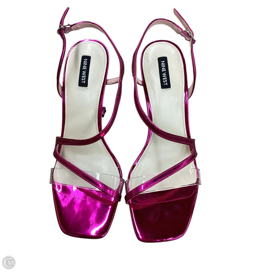 Shoes Heels Block By Inc In Blue, Size: 8.5