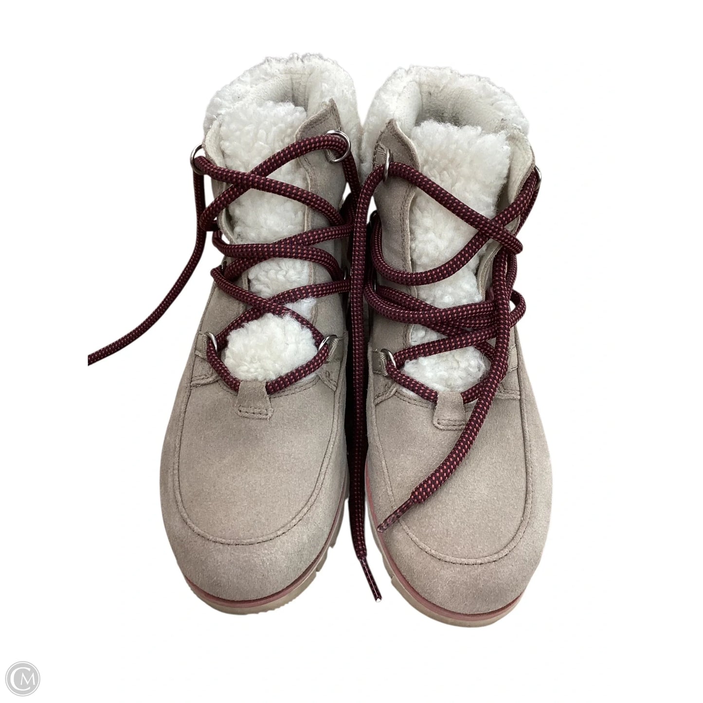 Boots Ankle Flats By Sorel In Taupe, Size: 8.5