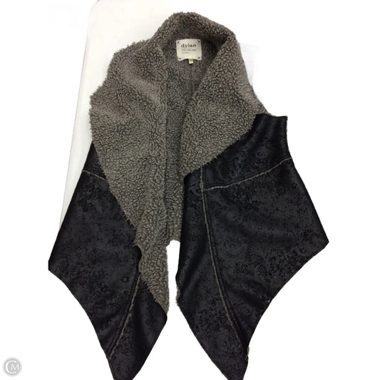 Vest Faux Fur & Sherpa By Dylan In Black, Size: S