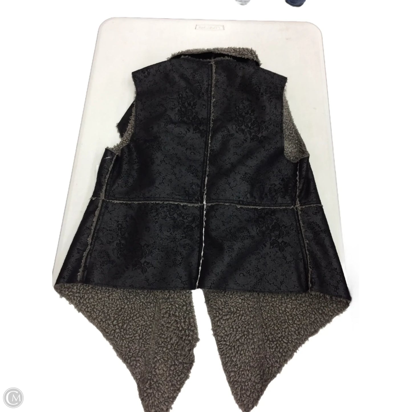 Vest Faux Fur & Sherpa By Dylan In Black, Size: S