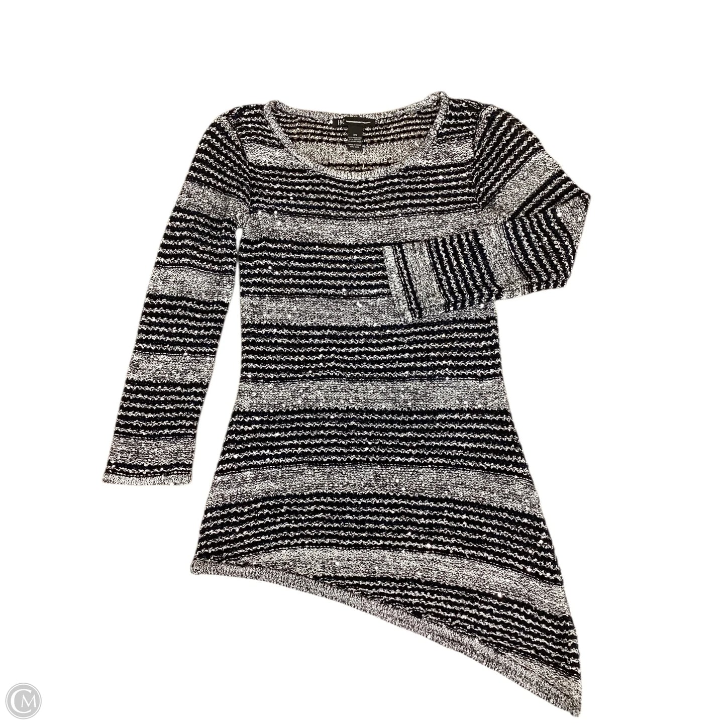 Top Long Sleeve By Inc In Black, Size: Xs