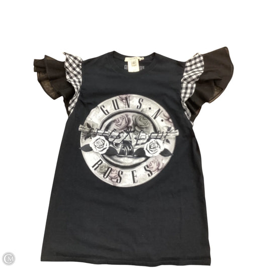 Top Short Sleeve Designer By Alice + Olivia In Black, Size: M