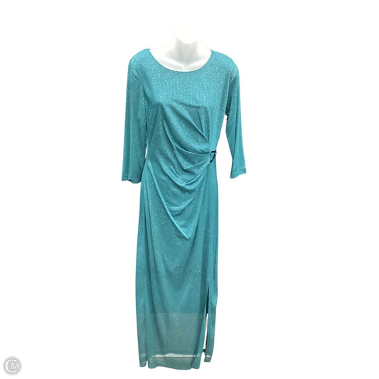 Dress Party Long By Clothes Mentor In Green, Size: 6