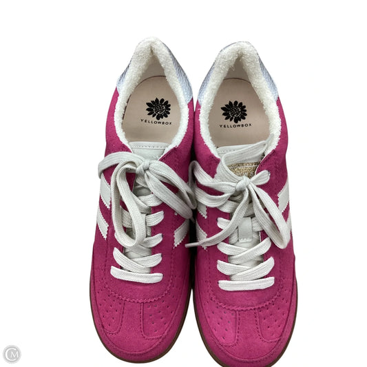Shoes Sneakers By Yellow Box In Pink, Size: 8.5