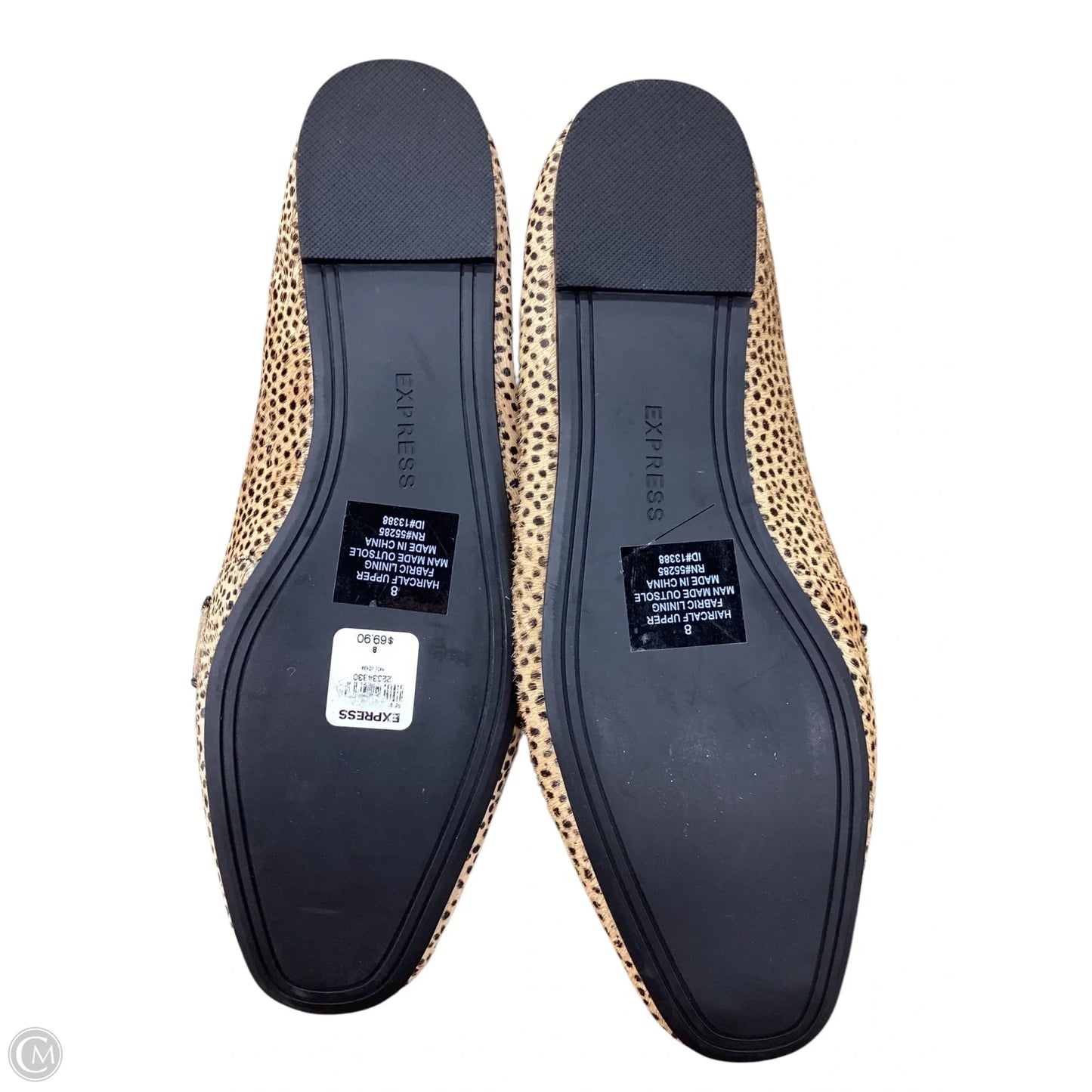 Shoes Flats By Express In Animal Print, Size: 8