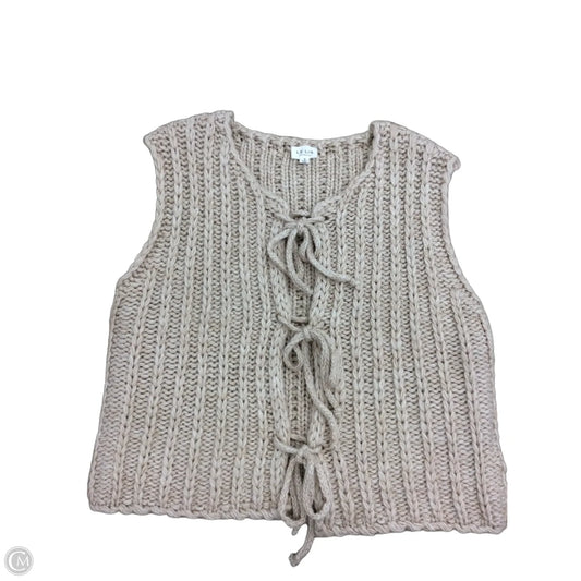 Vest Sweater By Le Lis In Cream, Size: S