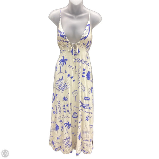 Dress Casual Maxi By Clothes Mentor In Blue, Size: L