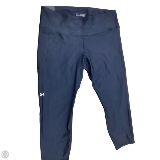 Athletic Leggings By Under Armour In Black, Size: 2x