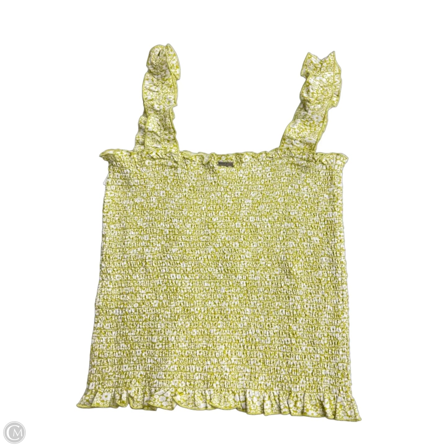 Top Sleeveless By Billabong In Green, Size: L