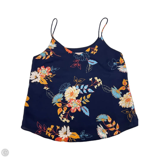 Blouse Sleeveless By Skies Are Blue In Floral Print, Size: Xs