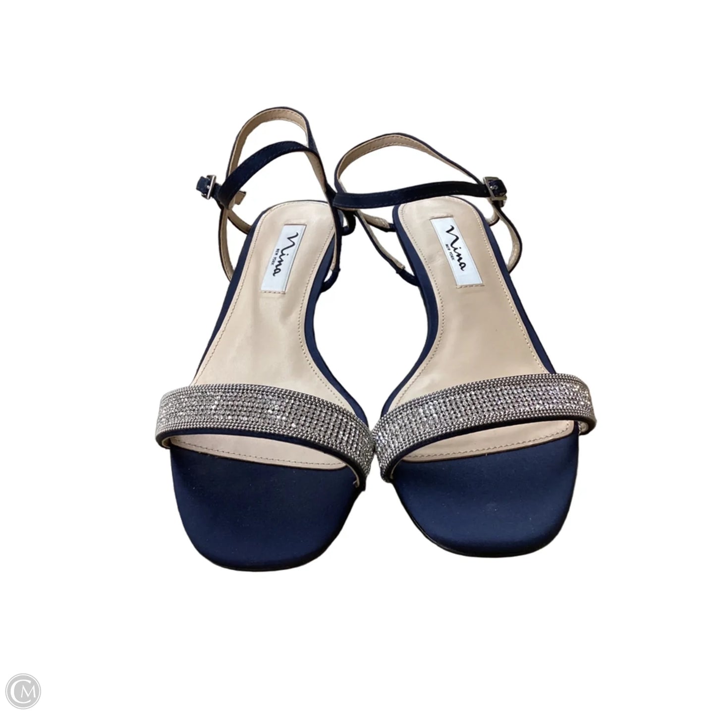 Shoes Heels Wedge By Nina In Blue, Size: 8