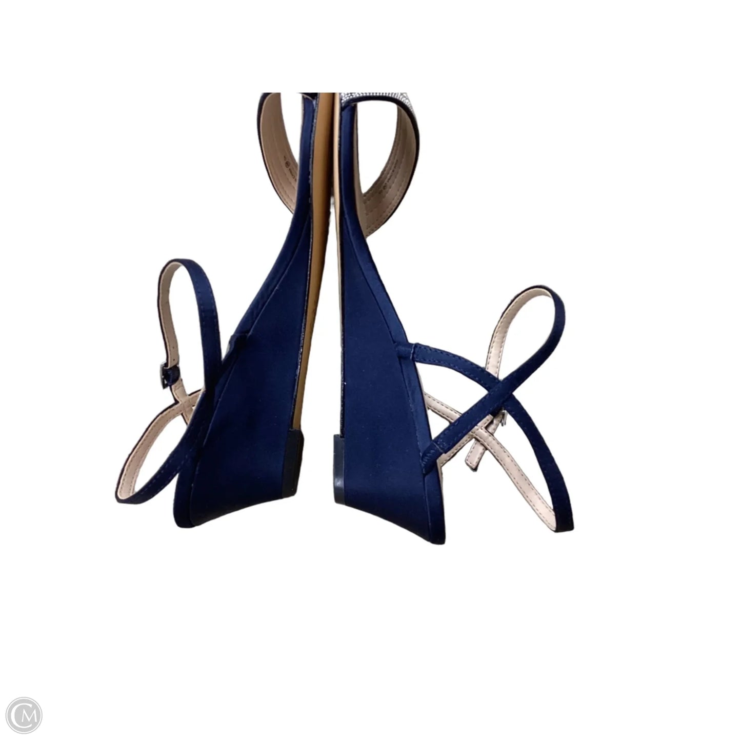 Shoes Heels Wedge By Nina In Blue, Size: 8