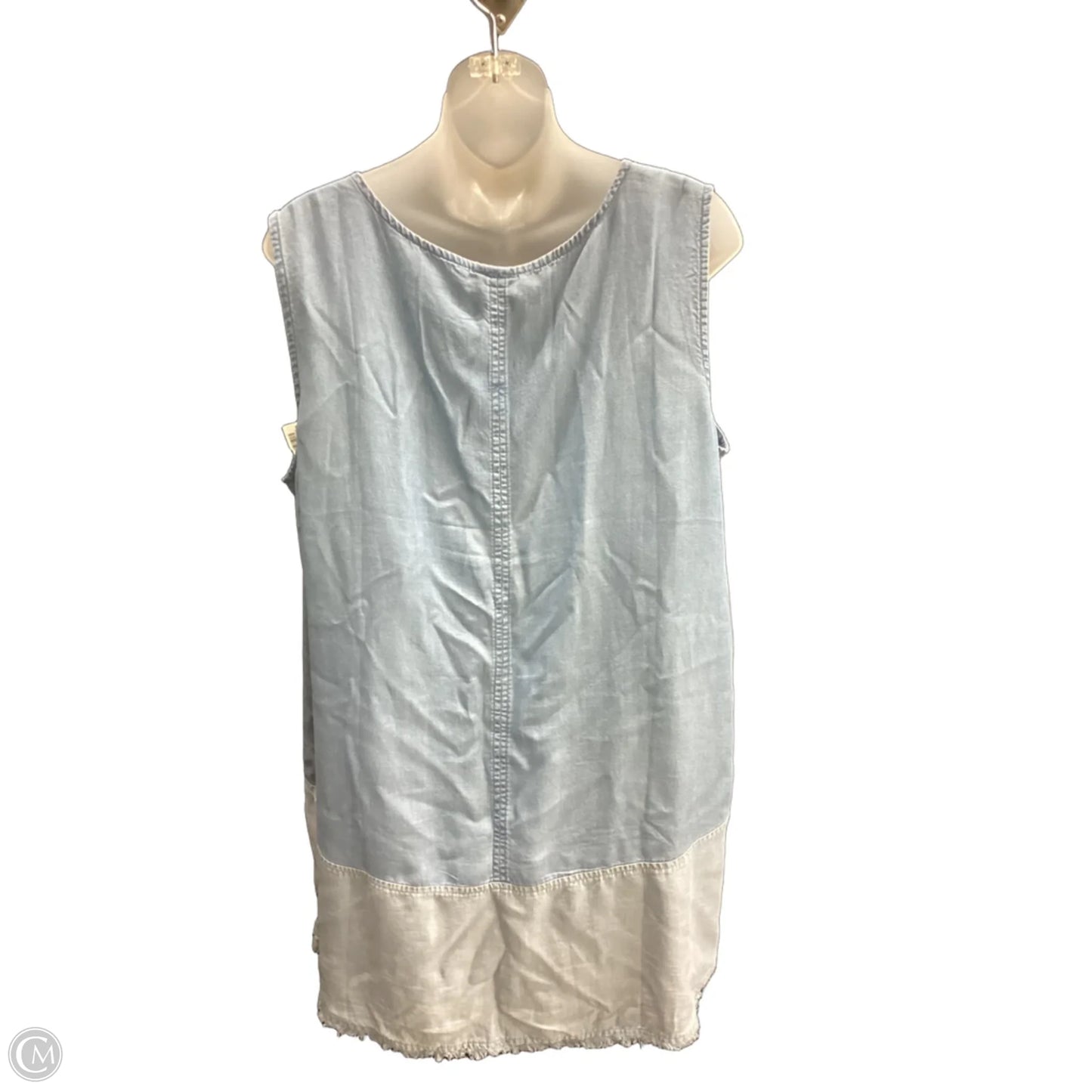 Blouse Sleeveless By J. Jill In Blue, Size: 2x