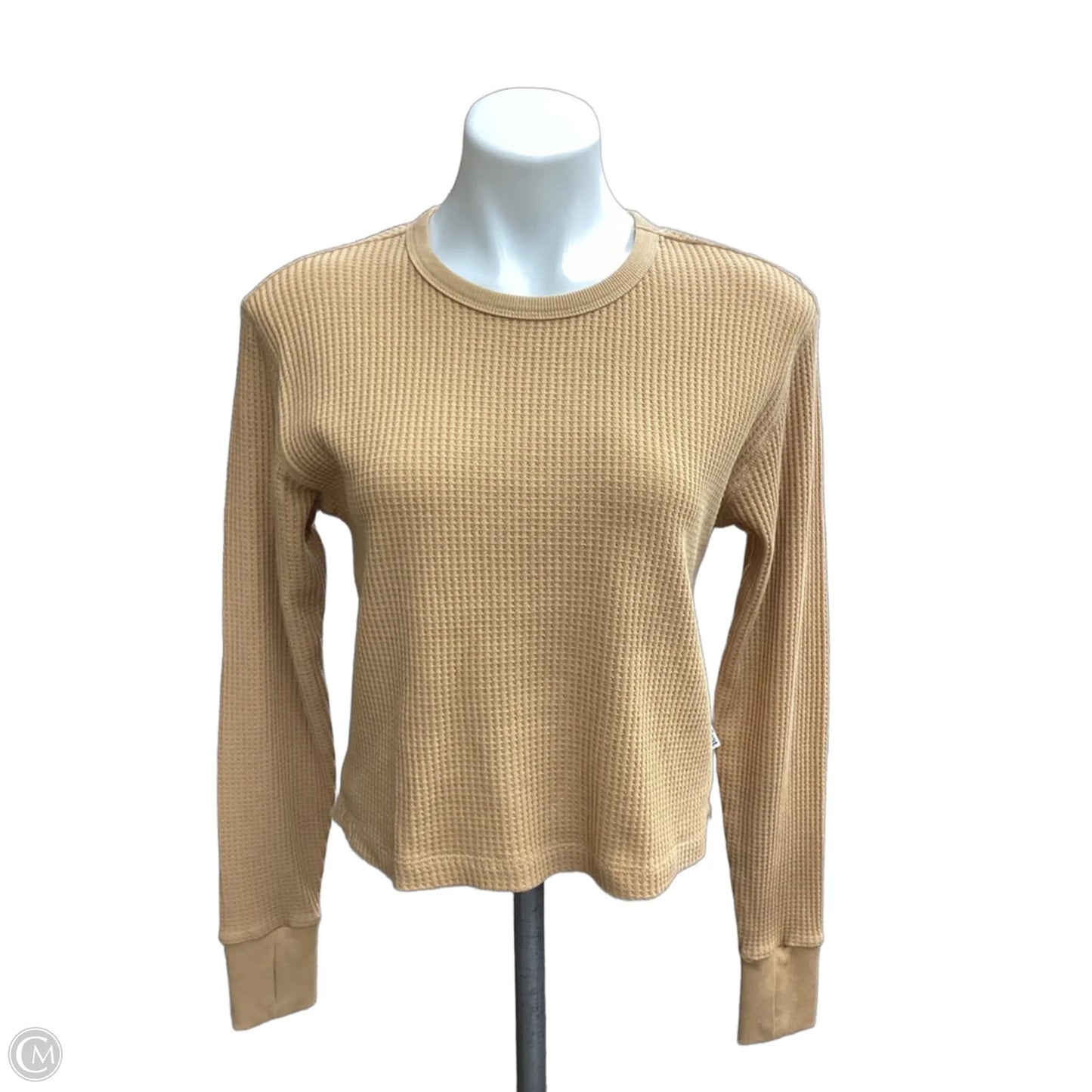 Top Long Sleeve By Clothes Mentor In Tan, Size: S
