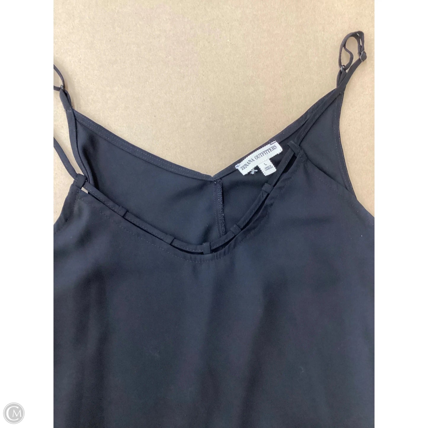 Blouse Sleeveless By Zenana Outfitters In Black, Size: L
