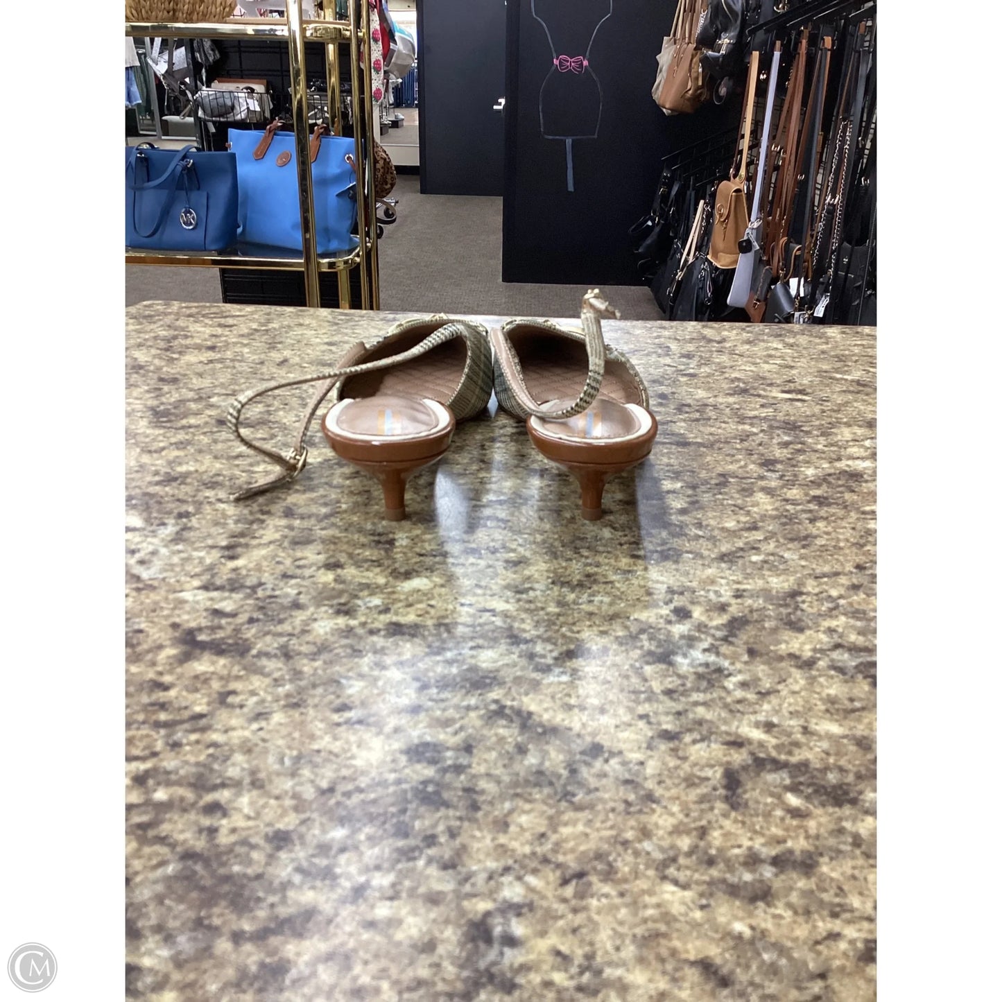 Shoes Heels Kitten By Sam Edelman In Plaid Pattern, Size: 9