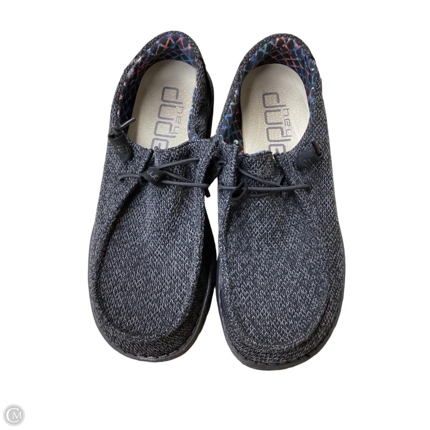 Shoes Flats By Hey Dude In Black, Size: 9